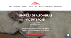 Desktop Screenshot of limpiezadealfombras.com